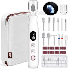 VFD electric nail drill cordless 2000mAh kit for at-home manicure