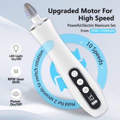 VFD cordless operation highlights the 2000mAh battery for uninterrupted sessions.