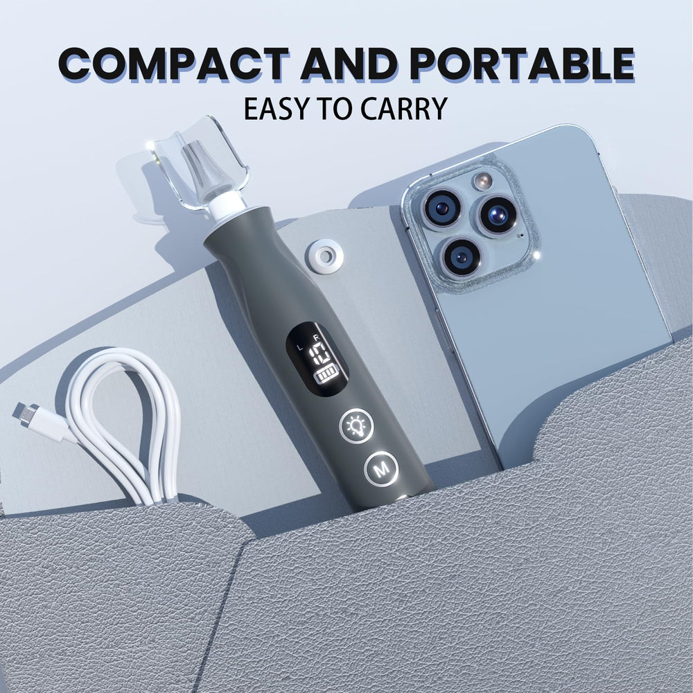 VFD nail drill in grey housing adds a sleek look to your workspace.
