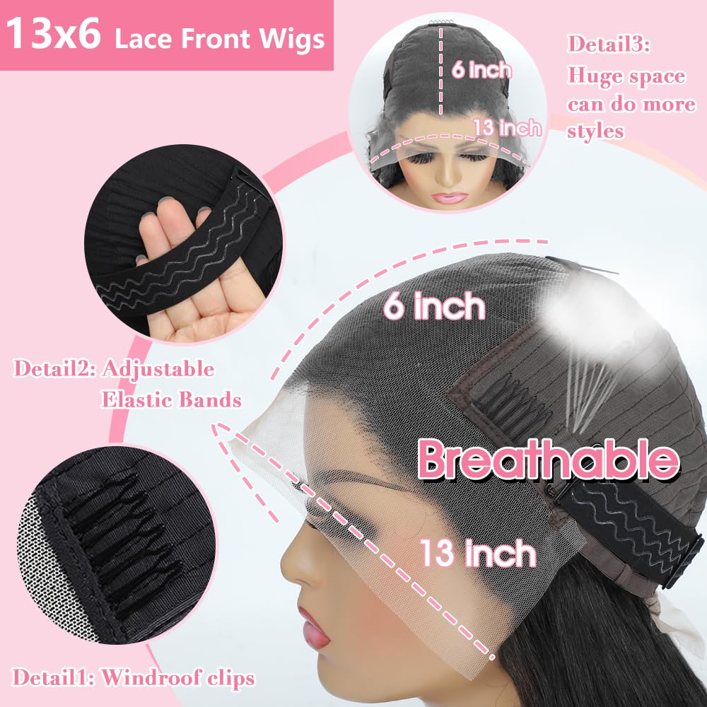 VFFTI 13x6 lace-front detail highlights seamless skin blend.