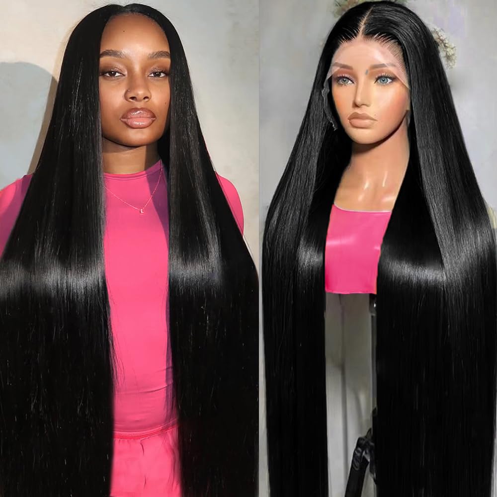VFFTI 30inch lace-front wig full-length on display for versatile everyday styling.
