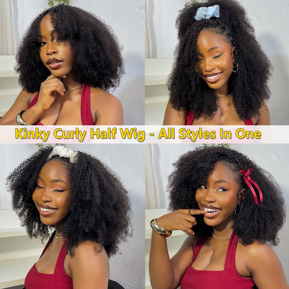 VFFTI Brazilian virgin kinky-curly hair offers durable, full-bodied texture.