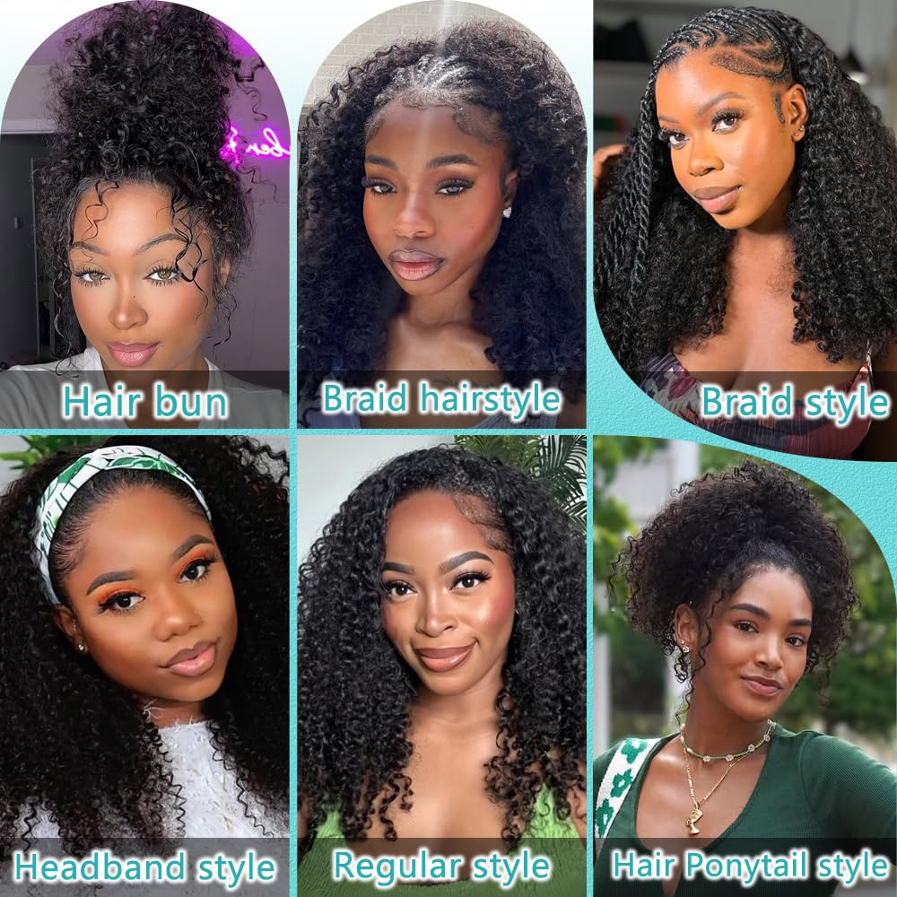 VFFTI quick-style ponytail half wig enables versatile updos.