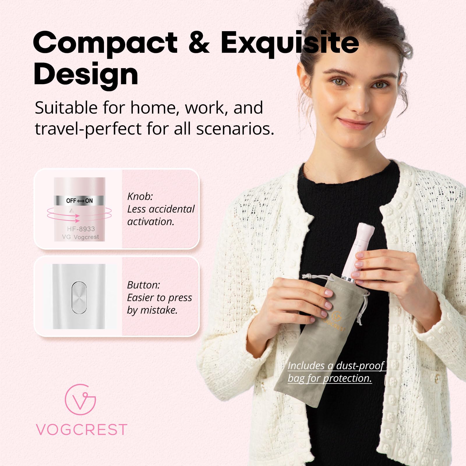 VG VOGCREST uso diario en piel sensible con suavidad.