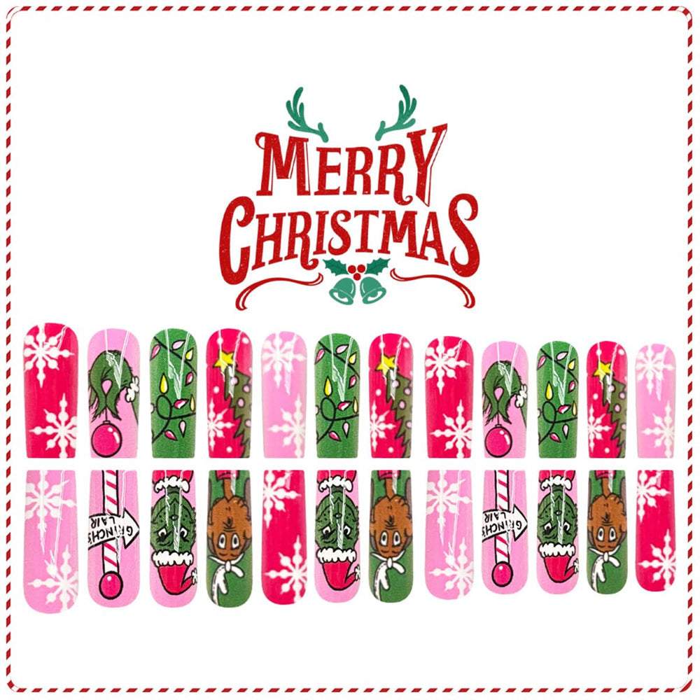 VGNRAR full-cover glossy nails offer quick, at-home manicures with a polished finish.