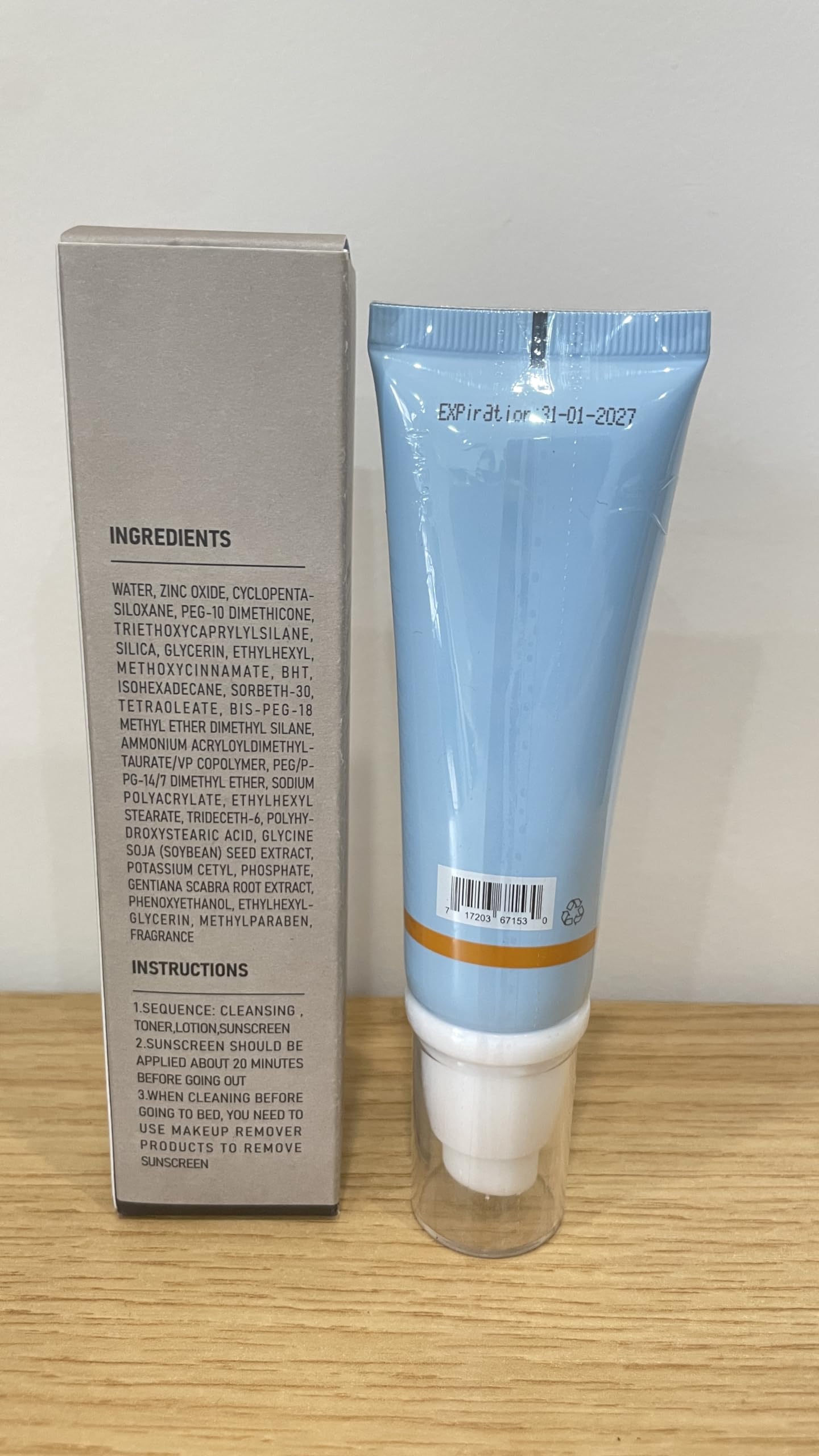 VGO fragrance-free label on packaging.