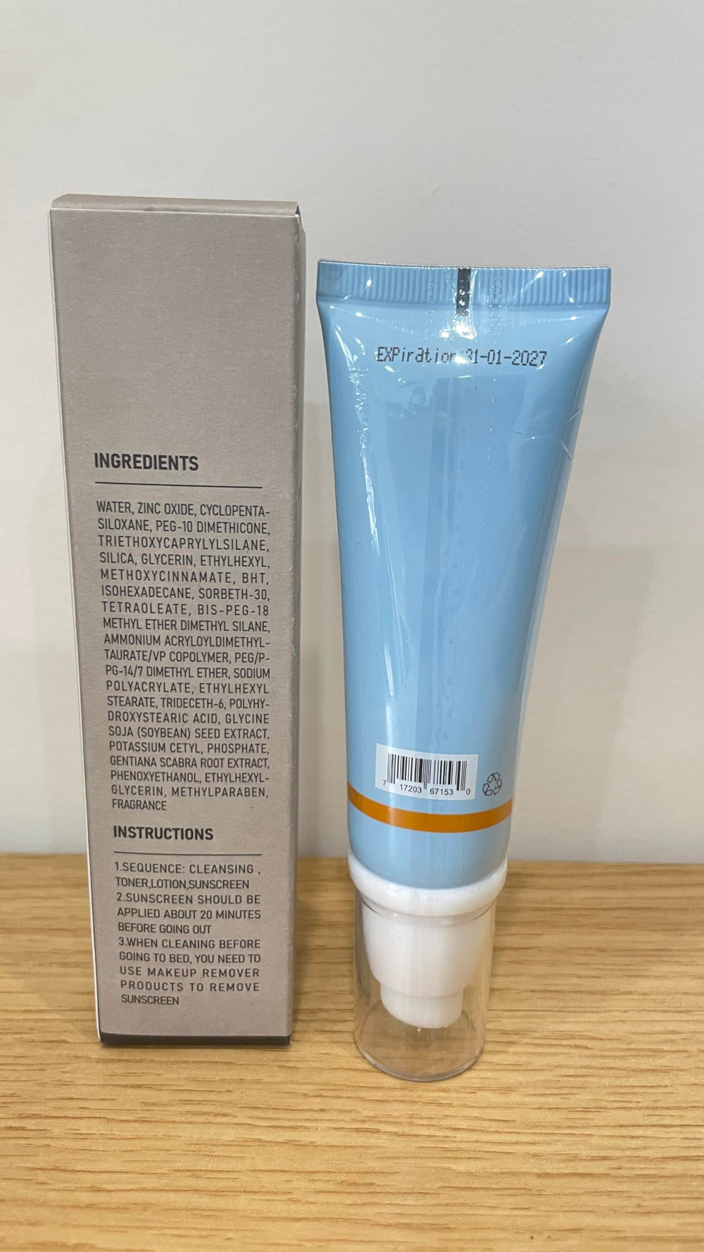 VGO fragrance-free label on packaging.