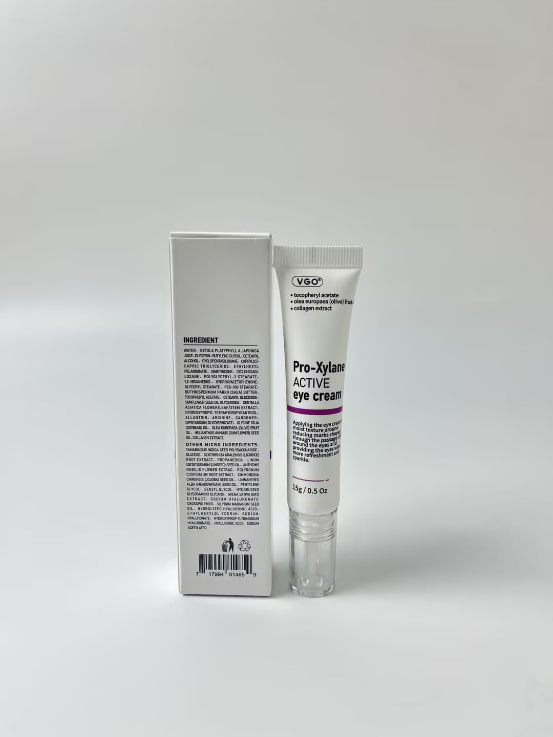 VGO Eye Cream makeup-base-ready finish supports seamless makeup application.