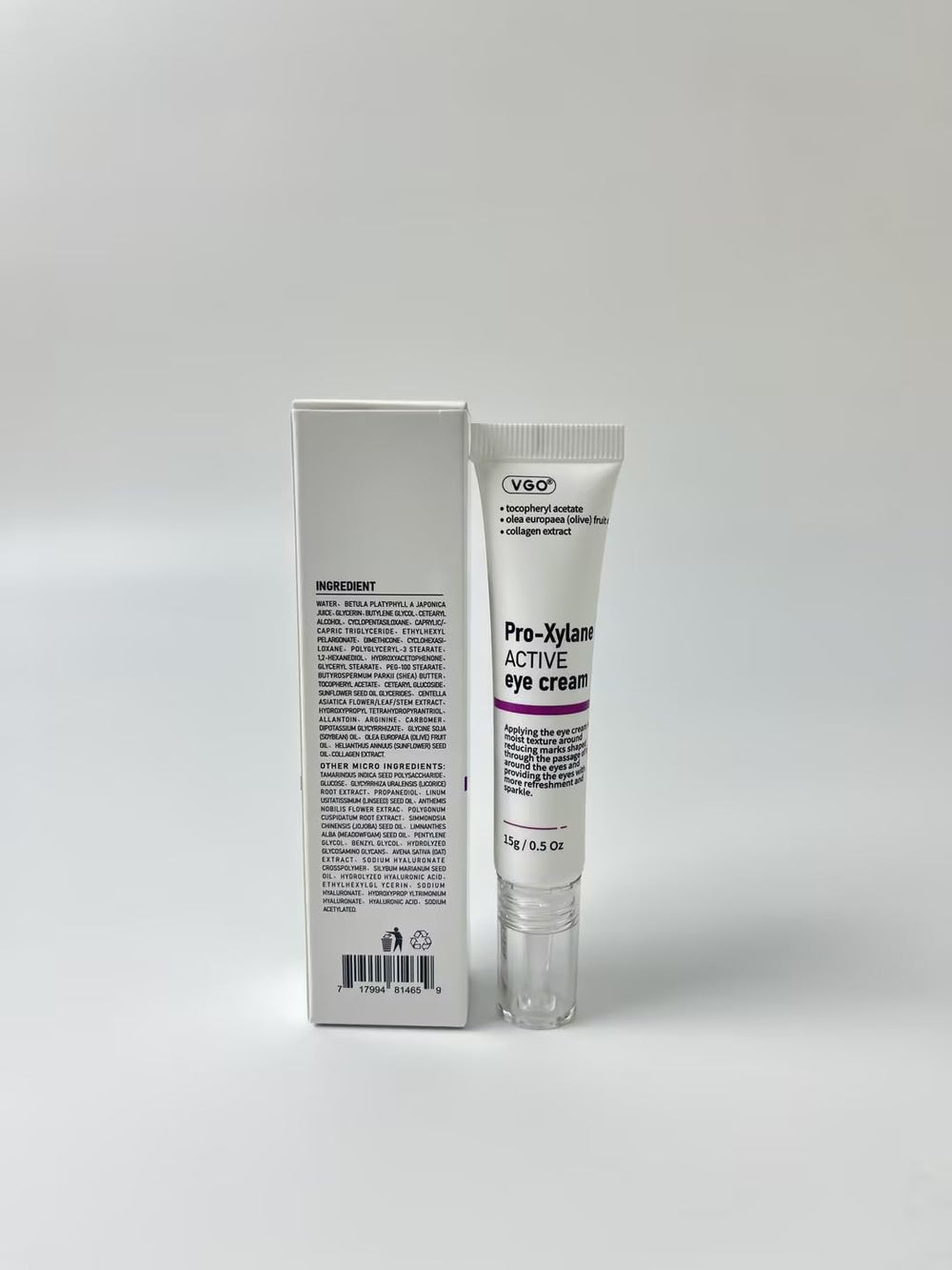 VGO Eye Cream makeup-base-ready finish supports seamless makeup application.