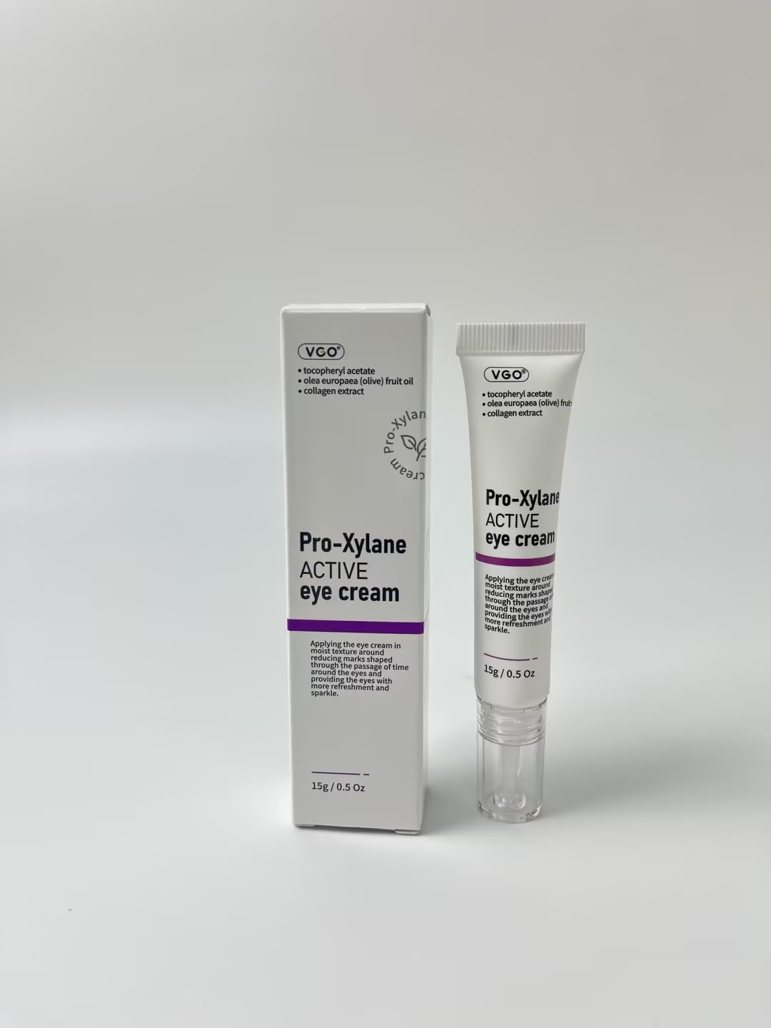 VGO Eye Cream contains no alcohol, pigments, or mineral oils.