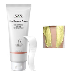 VGO Painless Bikini Gel bottle and packaging for quick, painless hair removal.