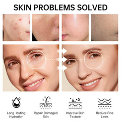 VGO Skin Care Set hydrating toner displaying moisture replenishment for refreshed skin.