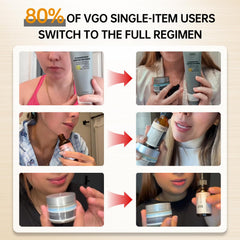 VGO snail mucin moisturizer closeup demonstrates soothing hydration for daily skin repair