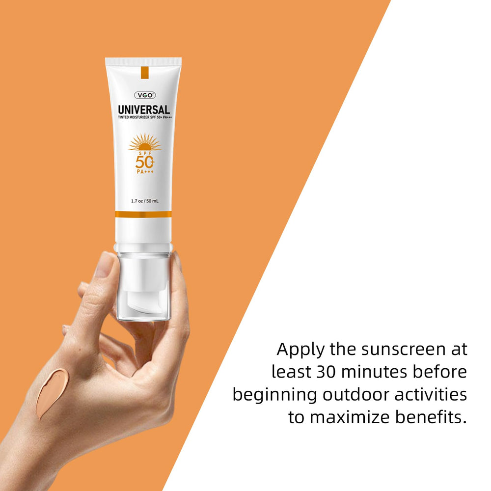 VGO water-resistant up to 80 minutes offers reliable sun protection during outdoor activities.