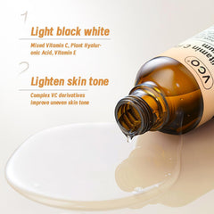 VGO Vitamin C Serum bottle provides brightening and antioxidant support.