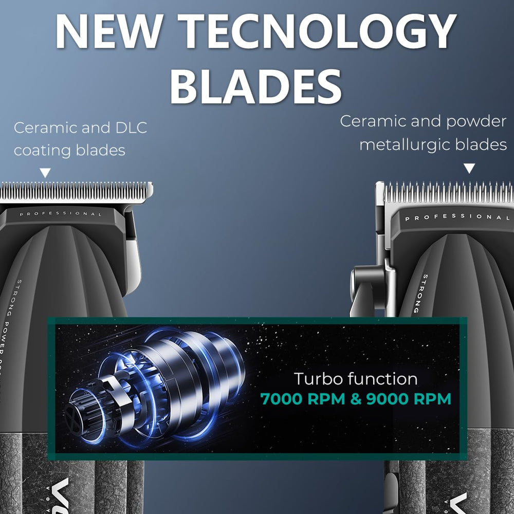 VGR 640S3 clipper guards 6pc—multiple lengths for fades and blends.
