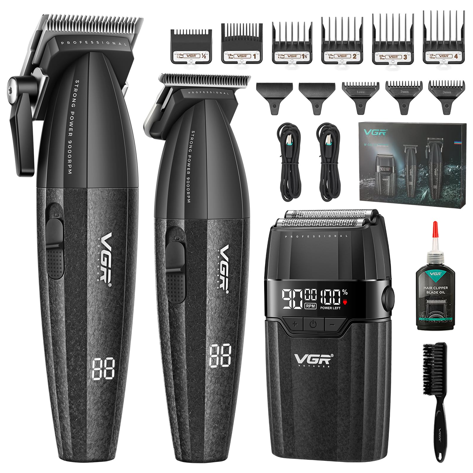 VGR 640S3 clipper motor delivers powerful precision for home grooming.