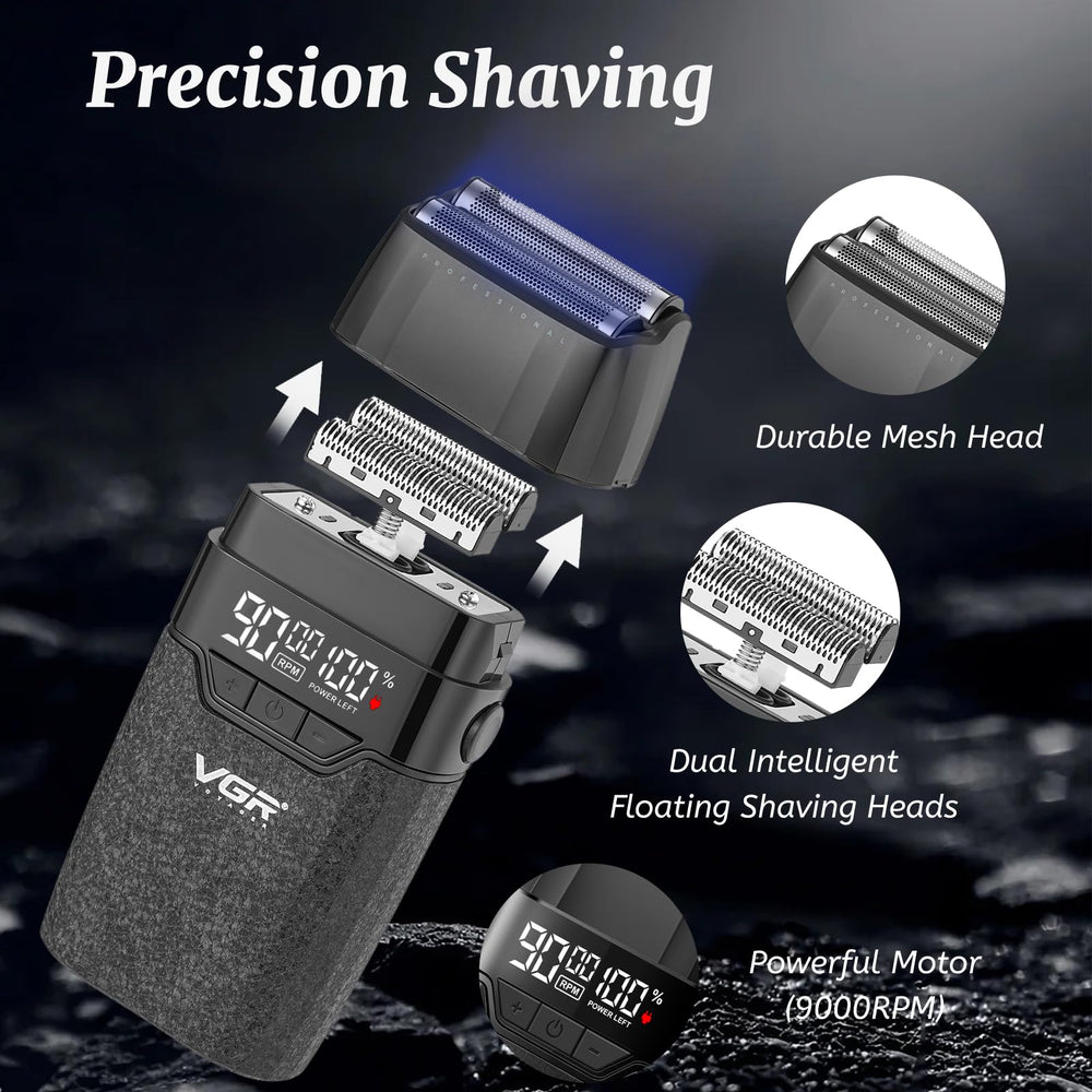 VGR 640S3 ergonomic handle with anti-slip grip for steady control.