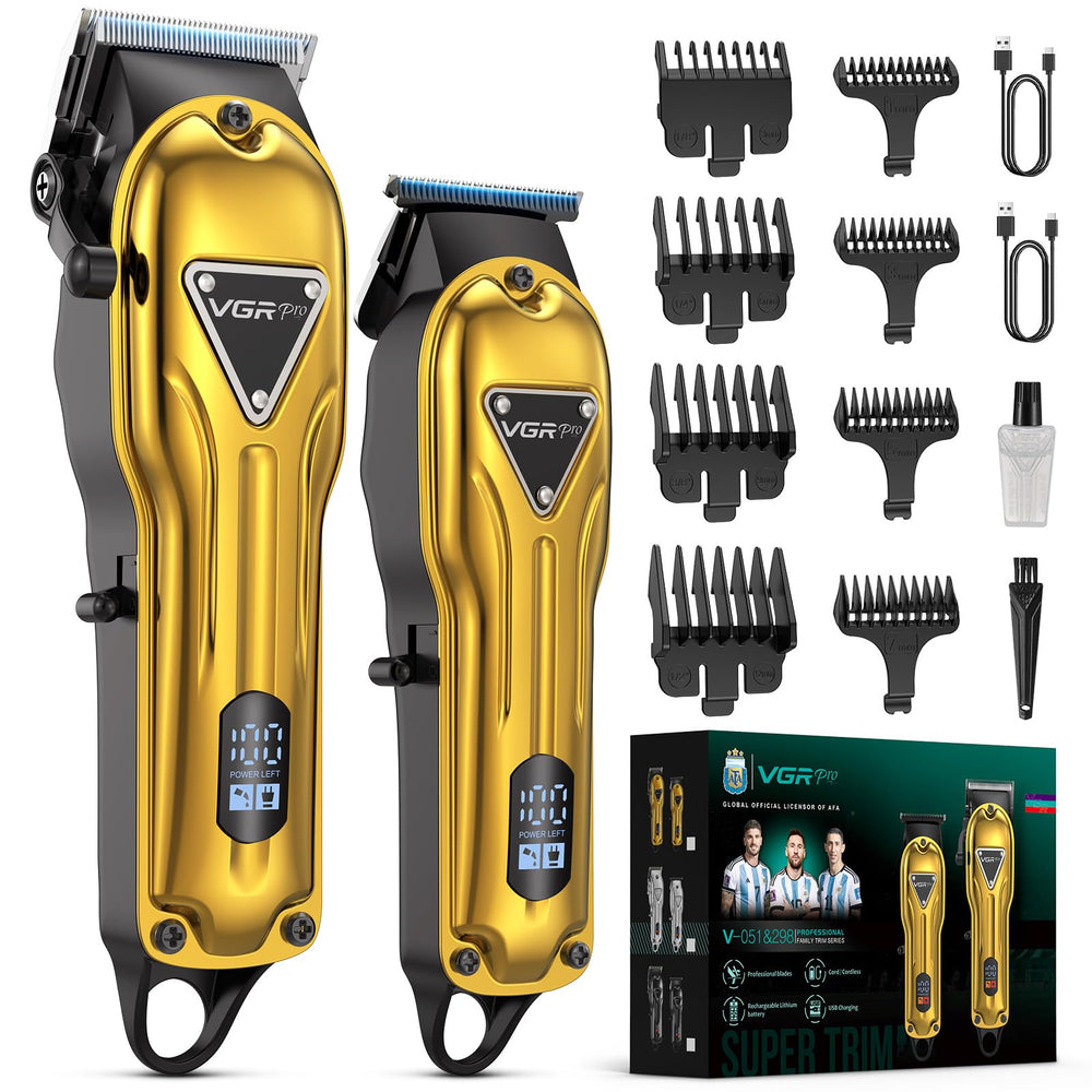 VGRPRO electric hair clippers main view showing cordless convenience for home grooming