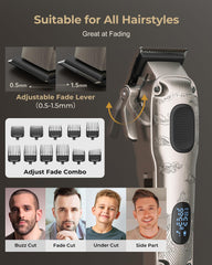 VGRPRO fade comb demonstrates effortless fading and clean lines.
