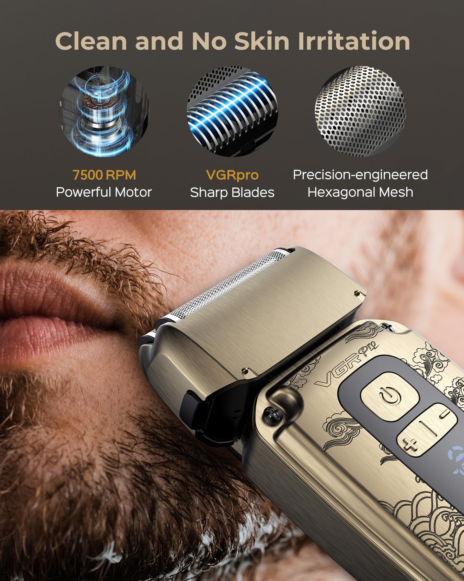 VGRPRO LED display shows battery and speed at a glance.