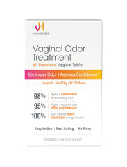 vH essentials odor-treatment-box shows comprehensive vaginal care packaging for daily use