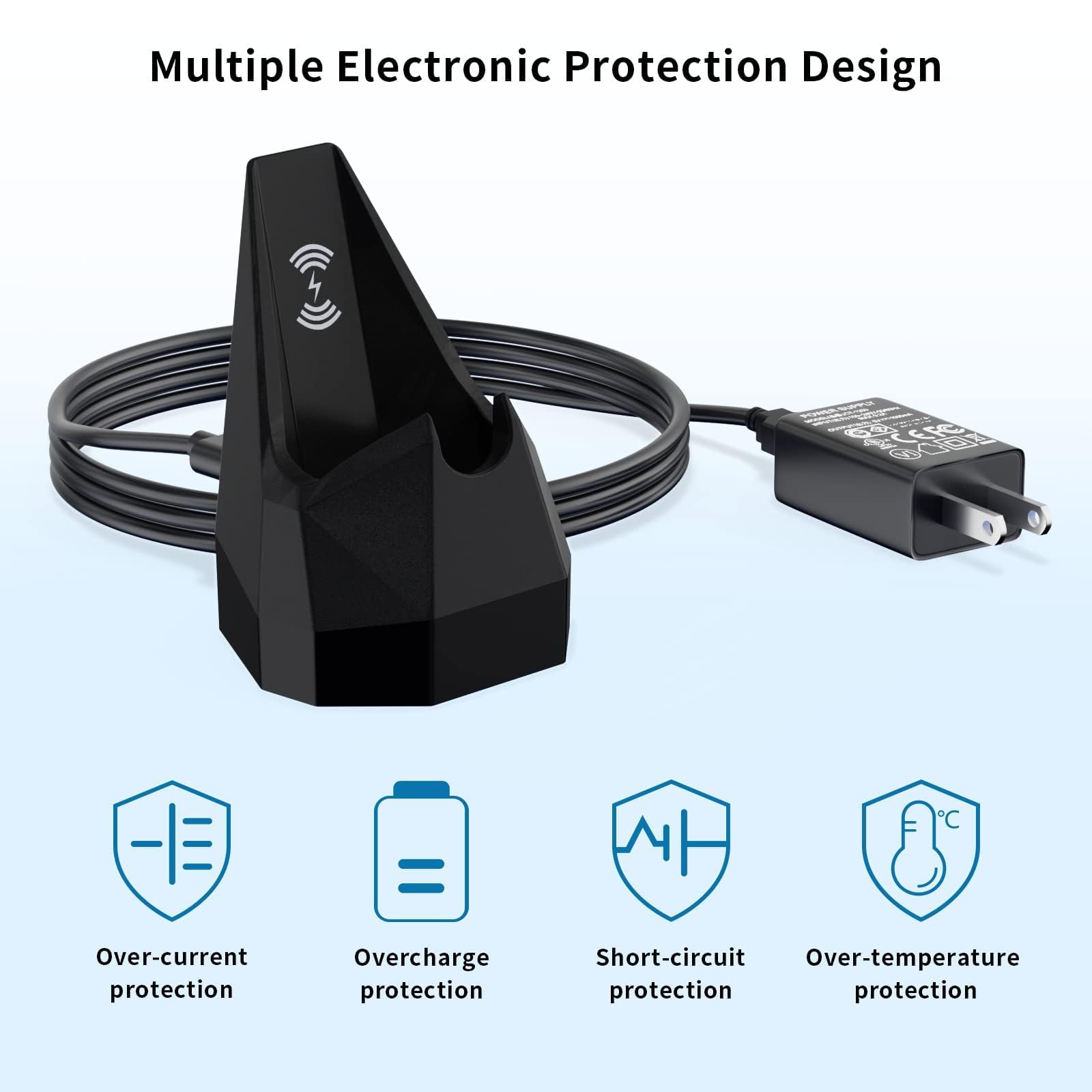 vhbw manscaped 4.0 dock certification image emphasizes ETL, RoHS, CE, FCC compliance