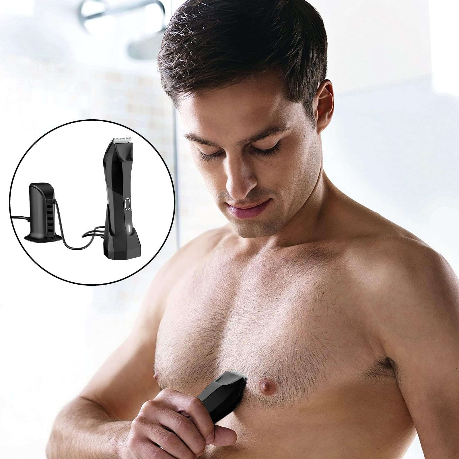 vhbw manscaped 4.0 dock with long cord enables flexible placement and reach
