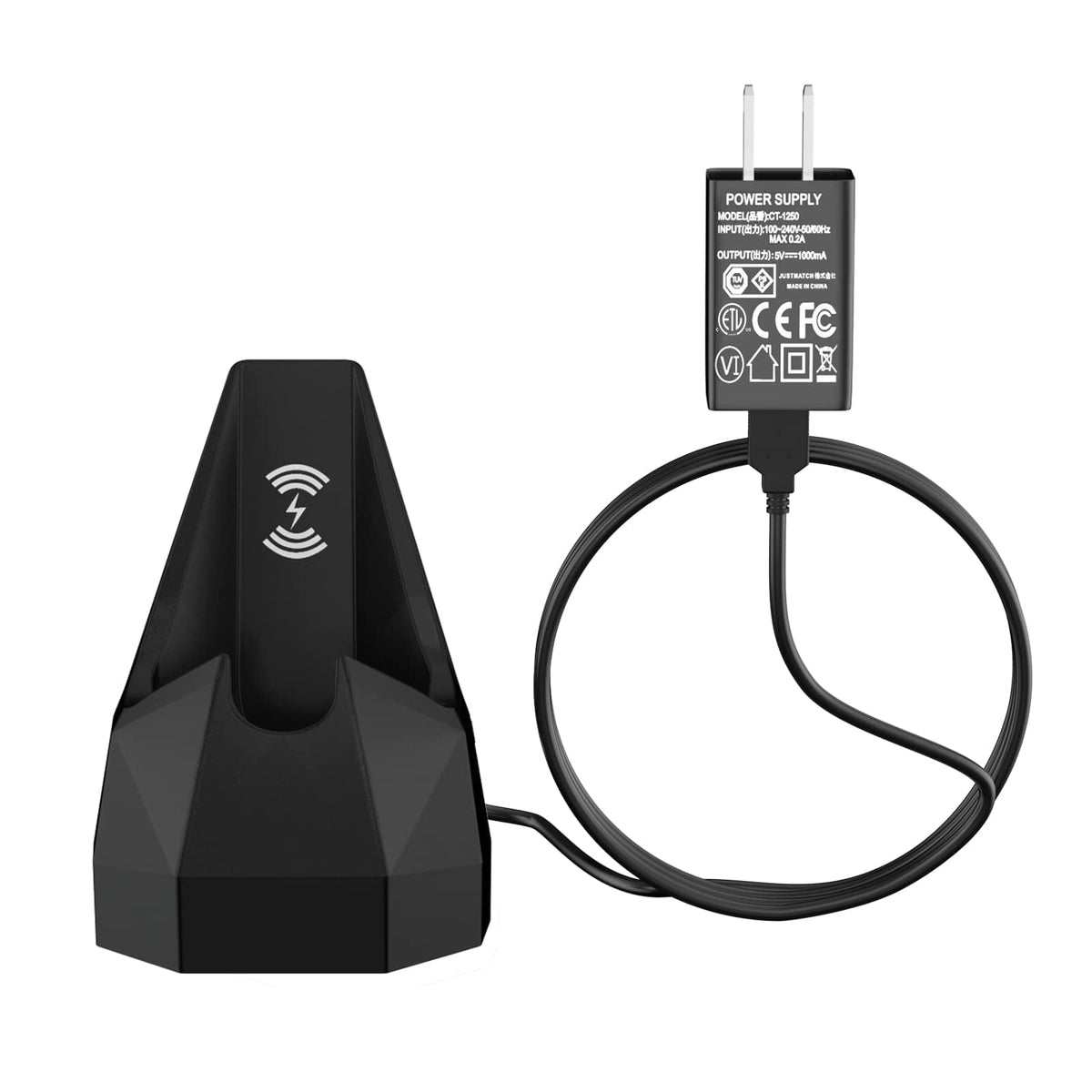 vhbw manscaped 4.0 dock front view enables quick, stable charging for Lawn Mower 4.0