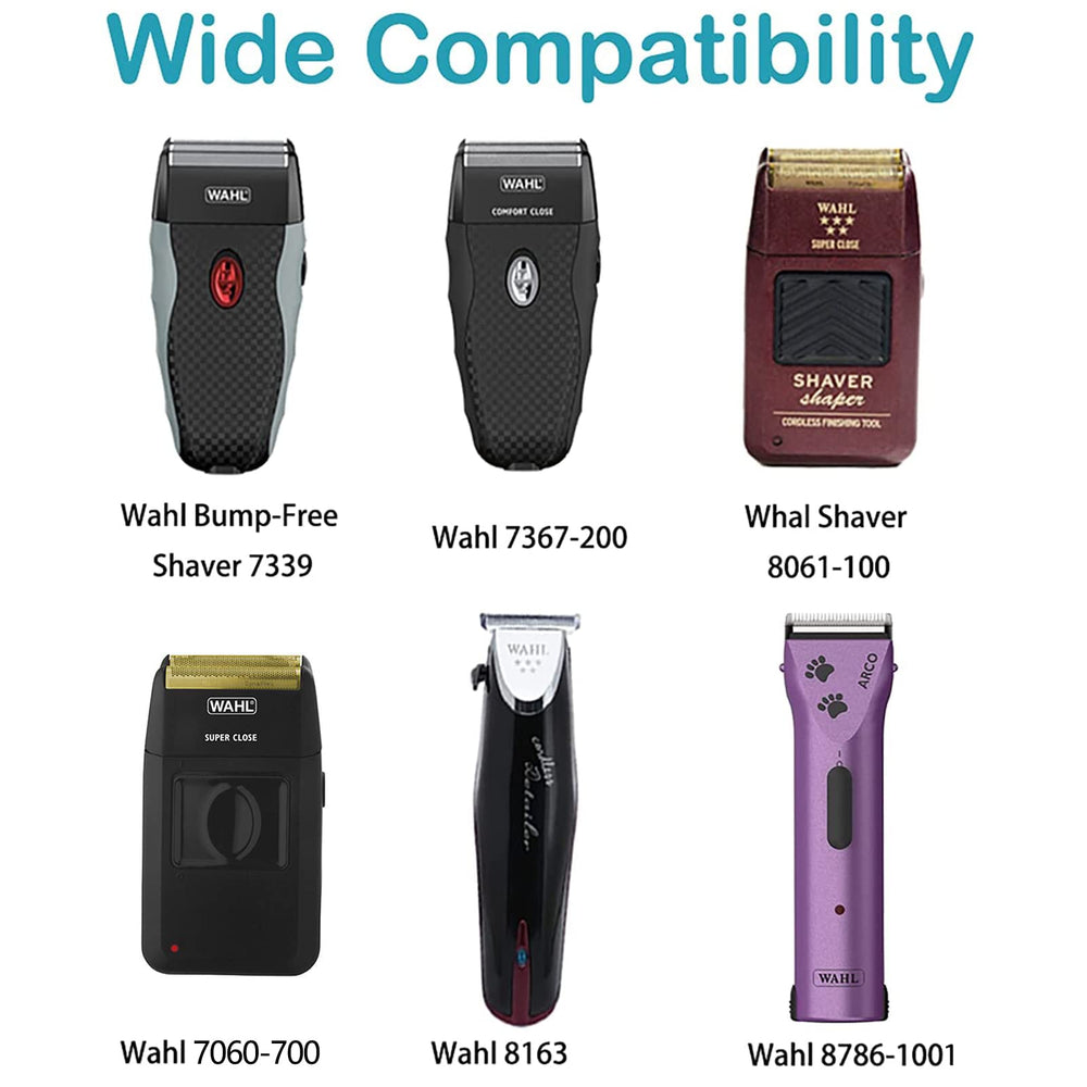 vhbw Wahl charger cord 6.5ft cable provides flexible reach during grooming.