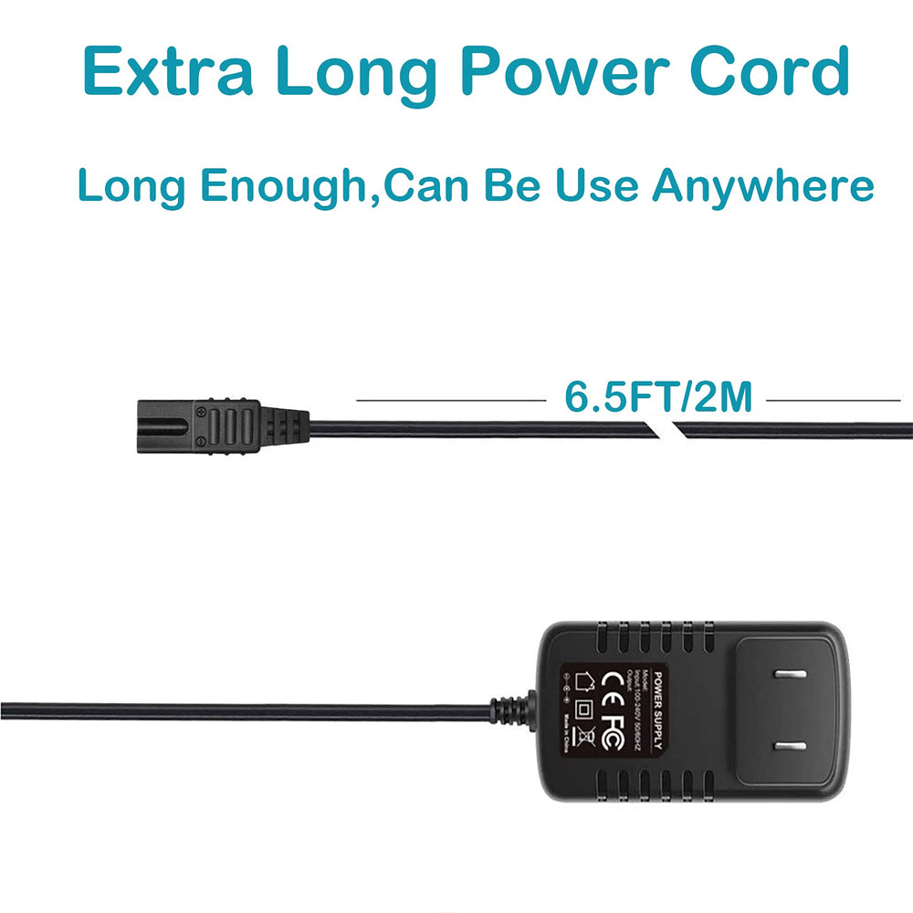 vhbw Wahl charger cord CE FCC RoHS certified for safety.