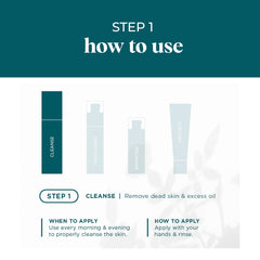 VI DERM Green Tea extract close-up emphasizes antioxidant protection during cleansing