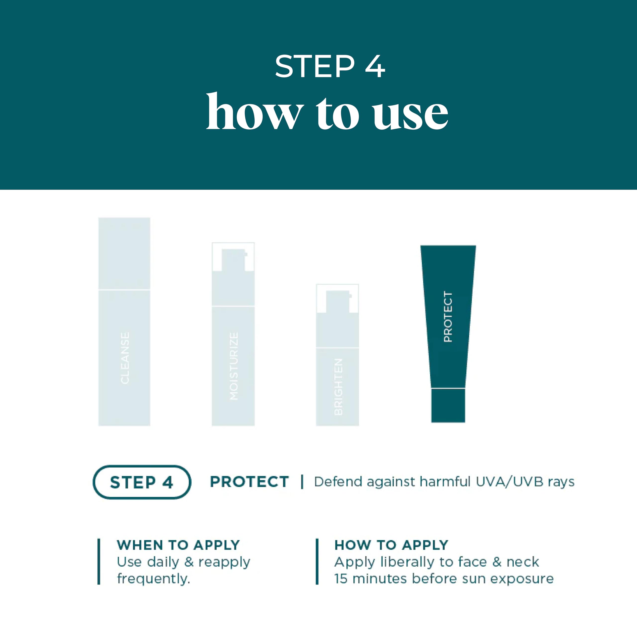 VI Derm SPF 50 Daily UV Defense applied on face and body