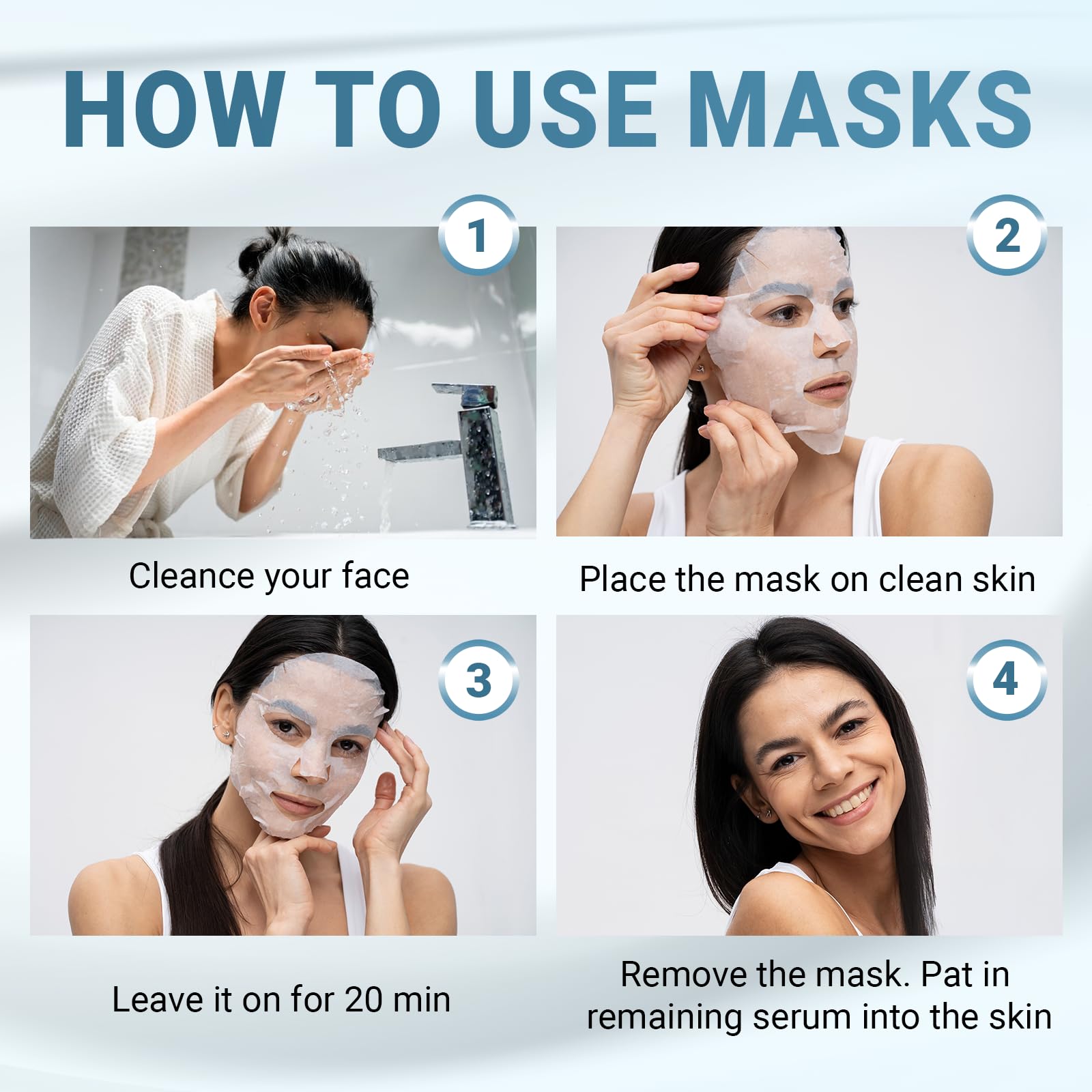 VIABEAUTY moisturizing mask for brightening and glow.