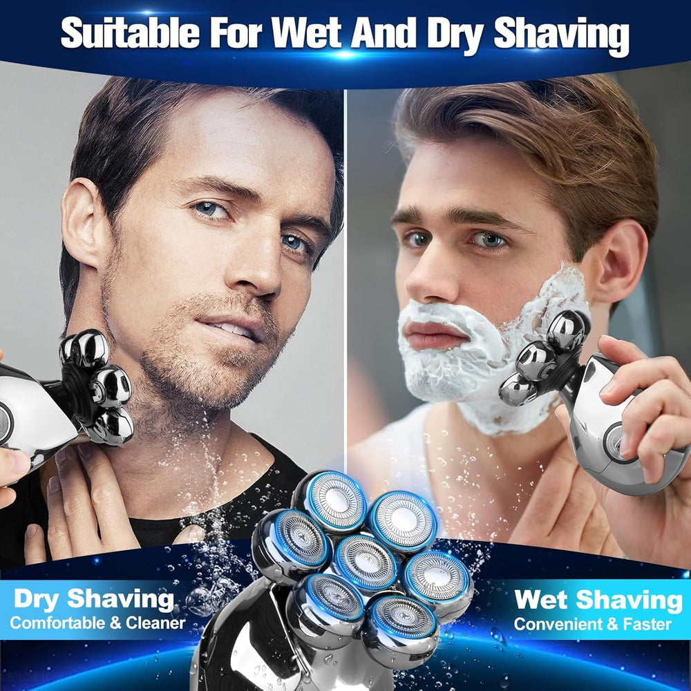 Viatia 7D floating-head shaver demonstrates contour-following comfort