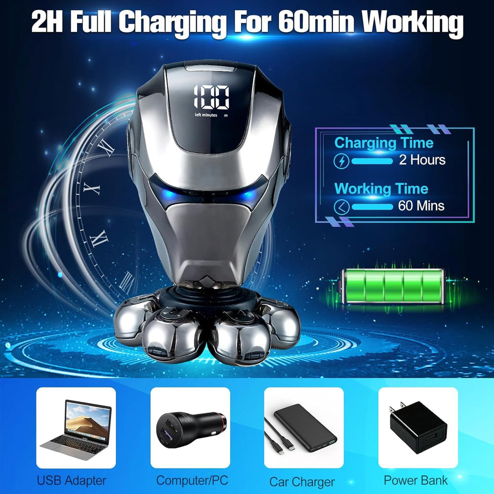 Viatia Type-C fast charging keeps shaver ready with minimal downtime
