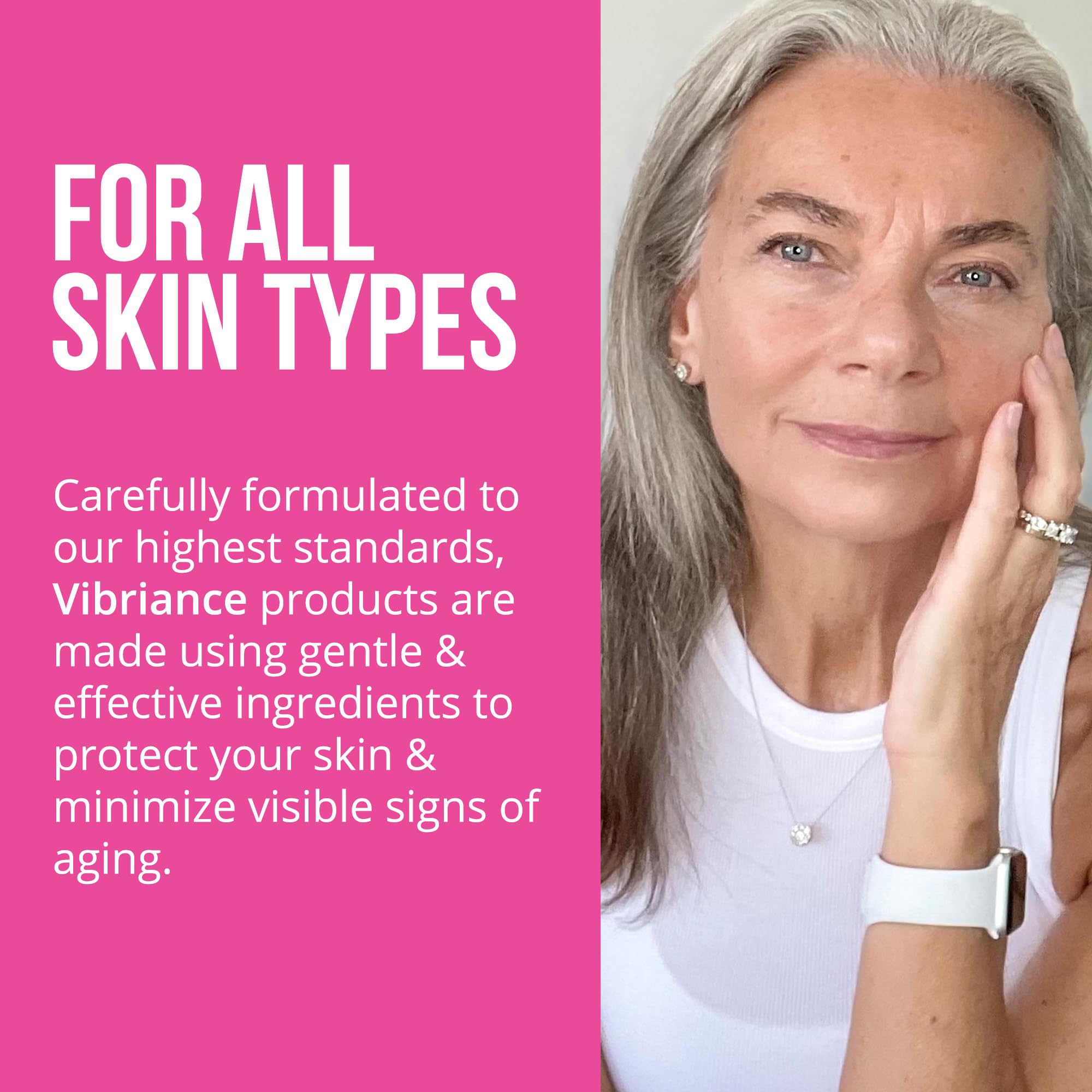Vibriance Mature skin routine setup demonstrates day and night care harmony