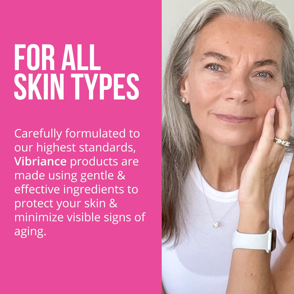 Vibriance Mature skin routine setup demonstrates day and night care harmony