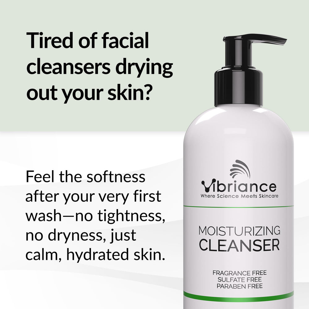 Vibriance Moisturizing Cleanser Shea Butter ingredient illustration for nourishing skin.