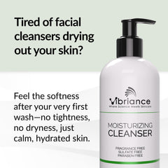 Vibriance Moisturizing Cleanser Shea Butter ingredient illustration for nourishing skin.