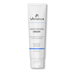 Vibriance Moisturizing Cream jar closeup showing rich hydration for aging skin