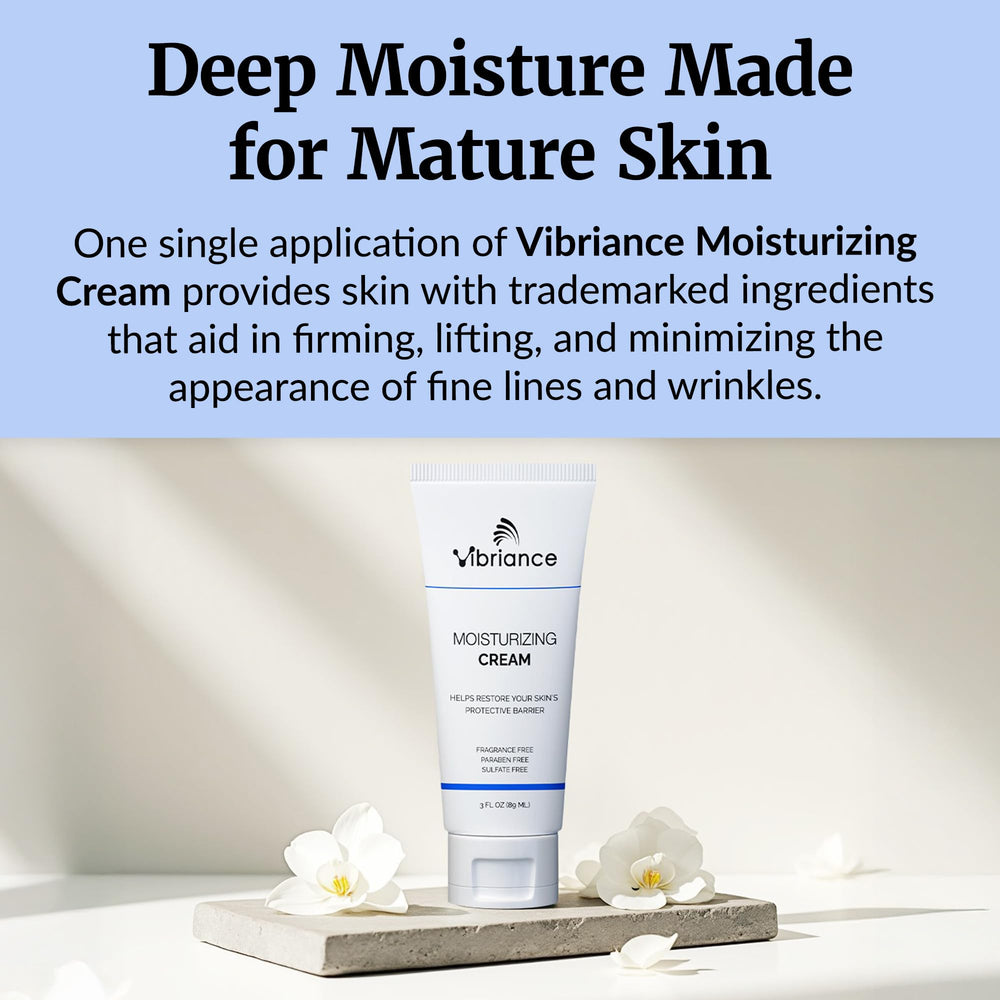 Vibriance Moisturizing Cream with plant-based squalane supporting elasticity