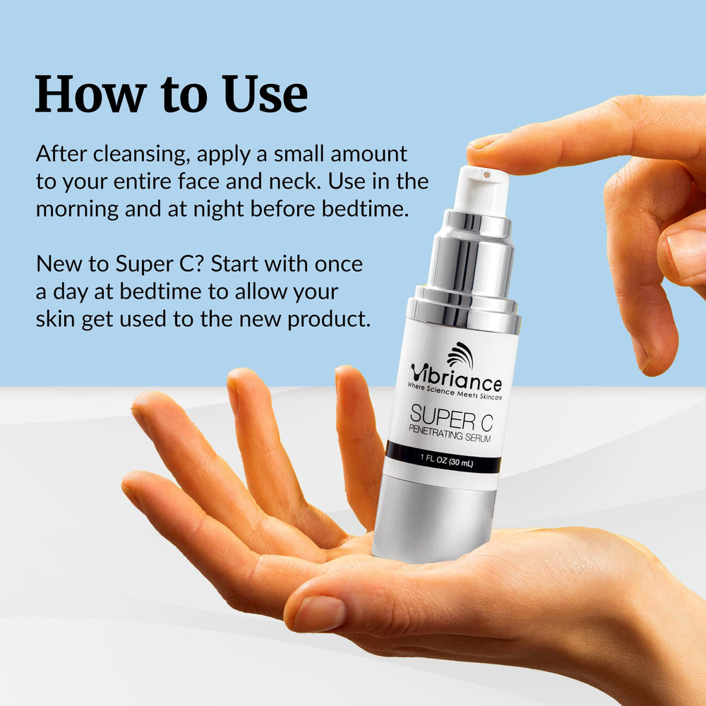 Vibriance Super C Serum pack of 3 demonstrates value and routine versatility.