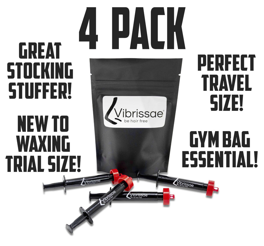 Vibrissae injection applicators prefilled with wax for precise, clean application