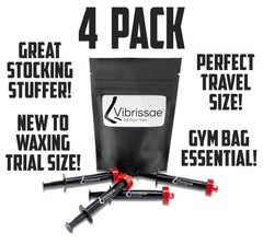 Vibrissae injection applicators prefilled with wax for precise, clean application