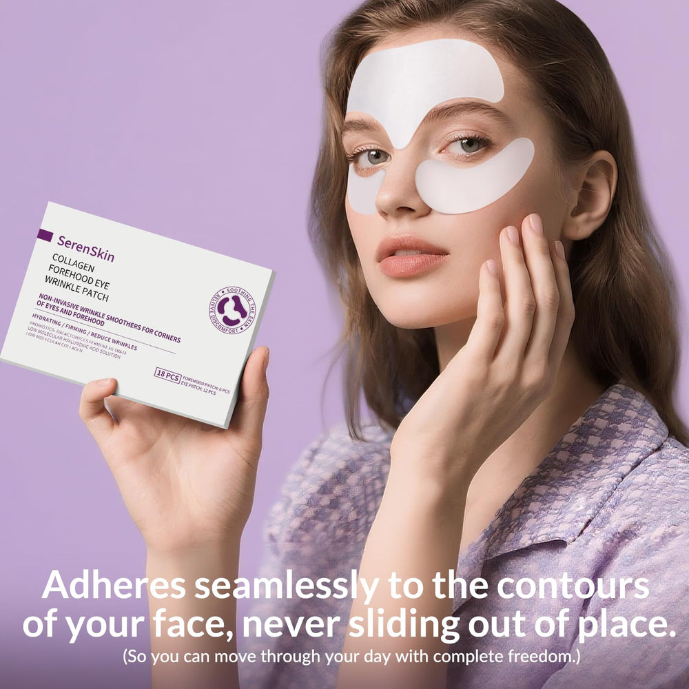 VicGFHS 18-piece patch pack for at-home anti-wrinkle care.