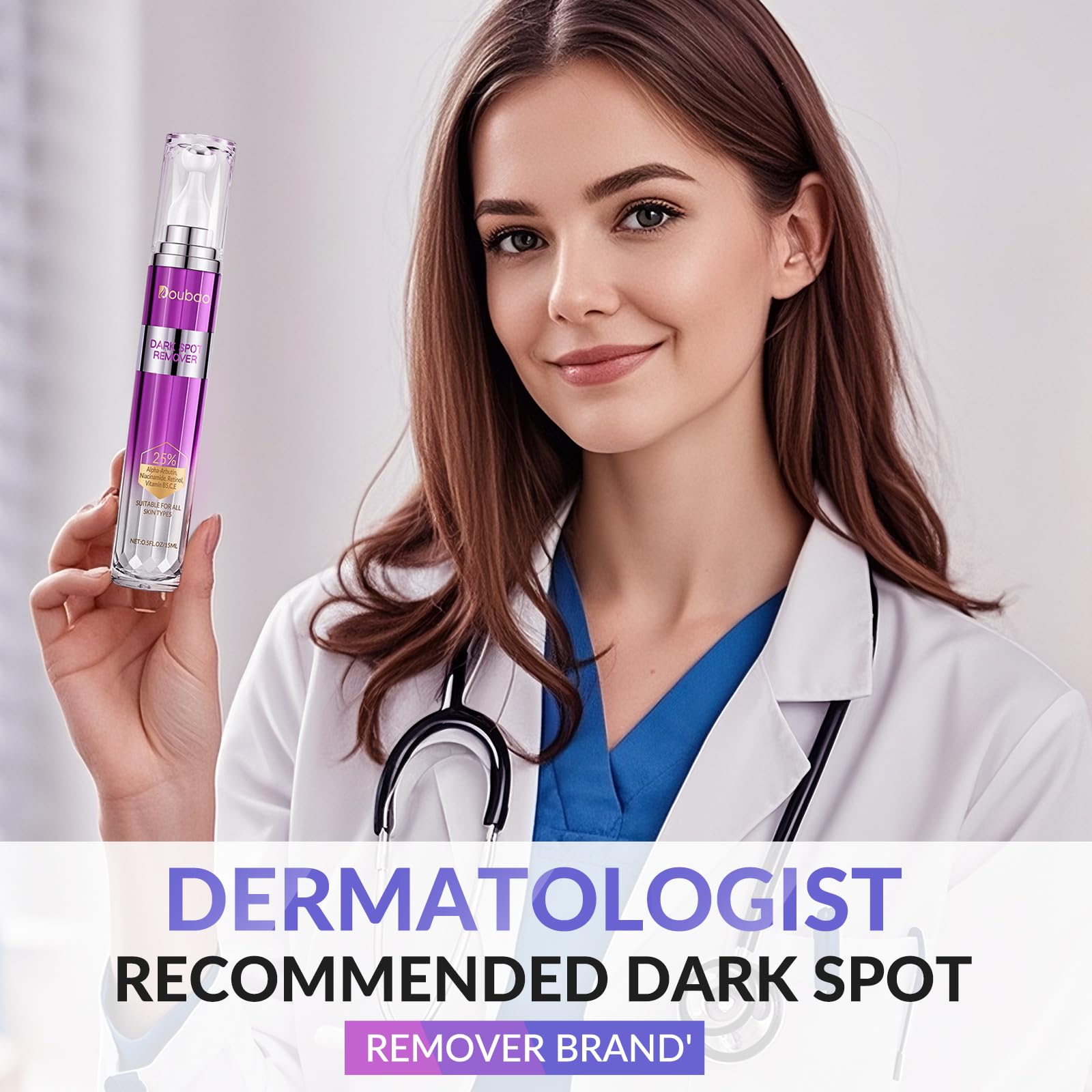 VicGFHS dark spot corrector bottle used in morning routine for glow