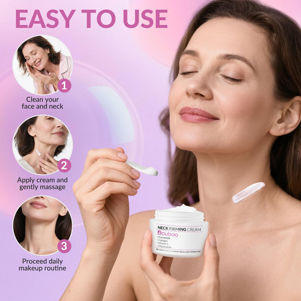 VicGFHS face-neck-decollete cream in morning routine providing daily moisture