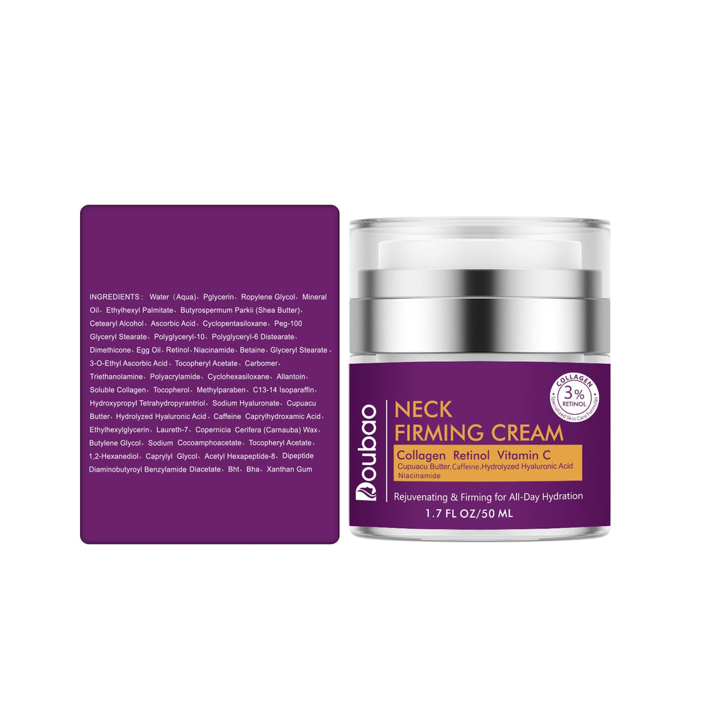VicGFHS Neck Cream anti-aging glow image suggests a radiantly hydrated neck and jawline.
