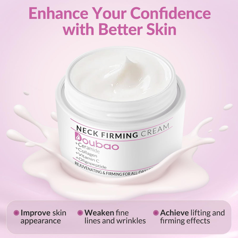 VicGFHS neck and décolleté cream close-up showing brightening, even tone